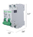 Miniature Circuit Breaker - 3 Pcs 110V/240V MCB DZ47-63 Mini Home Circuit Breaker 2 Pole 16A
