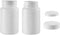 uxcell 2 Pcs Plastic Lab Chemical Reagent Bottle, 250ml/8.5oz Wide Mouth Liquid Storage Container