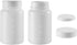 uxcell 2 Pcs Plastic Lab Chemical Reagent Bottle, 250ml/8.5oz Wide Mouth Liquid Storage Container