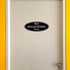 Oval No Soliciting Sign, Dark Brown, Small