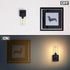 1-Lights Bathroom Vanity Light Fixture Black Wall Sconces Single Vanity Sconces with Metal Base and Glass for Over