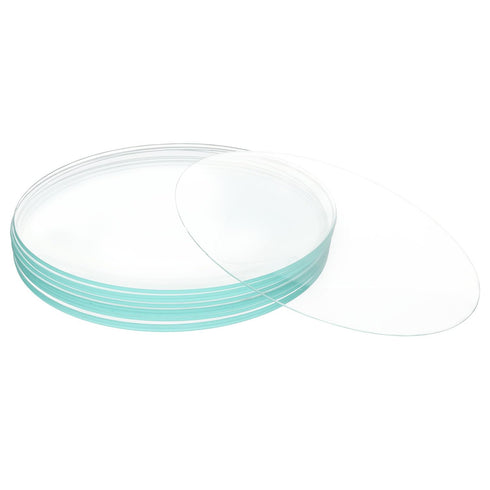 Watch Glass Set, 10 Pack of 150 mm Circular Borosilicate Glass Discs for Liquids and Powders, Not for Direct Heating