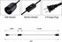Simple Deluxe E26 15ft-Black-2Pack Hanging Lantern Extension Cord Cable, Plug-in Pendant Light Socket with On/Off