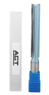 Accusize Industrial Tools Double Flute Extra Long Straight Carbide Tipped Router Bit, 1/2'' Diameter