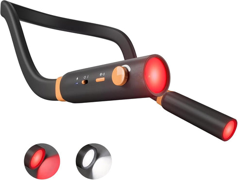 Neck Reading Light, Rechargeable Book Light for Reading at Night, 660nm Red