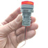 3pcs Digital Display AC Current Indicator, 22mm Round Head LED Current Tester 0~100A Ammeter Monitor