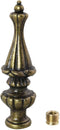 YHXiXi Antique Brass Metal Lampshade Top Cover Solid Decorative Bronze Lampshade Knob for