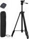 ToolCreatrix 55-Inch Lightweight Aluminum Tripod for Laser Tools Bubble Level, Quick Release Plate