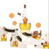 ARGENTFLUX 2 1 400ML Oil And Vinegar Dispenser, Oil and Vinegar Dispenser Glass, In Glass Oil And Vinegar Dispenser