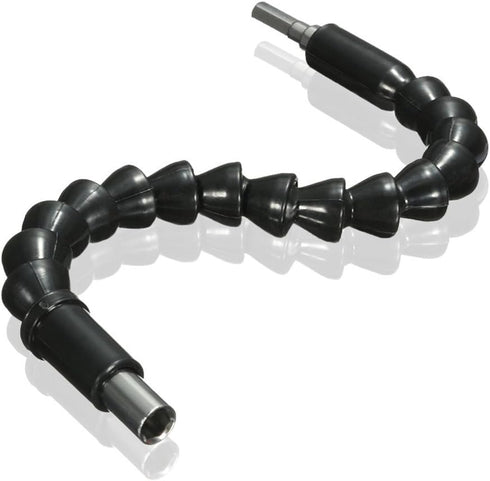 Black Flexible Extension Screwdriver Set, 11.6inch Drill Attachment Bit for Electrical Screwdriver or Hand Drill
