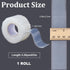 GORGECRAFT 3m x 25mm Self-Fusing Silicone Tape Clear Waterproof Repair Sealing Tape Multi-Purpose Self Amalgamating Rubber Tape for Emergency Plumbing Water Hose Leaks Cable Wire Insulation Wrap