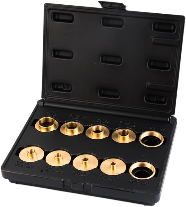 O'SKOOL Router Bushing Set, Brass Template Guide Bushings for Woodworking, 5/16" to