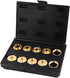 O'SKOOL Router Bushing Set, Brass Template Guide Bushings for Woodworking, 5/16" to