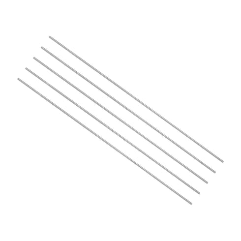 Round Steel Rod, 0.7mm Diameter 60mm Length, High Speed Steel Bar Stock for Drill Lathes, 5-Pieces