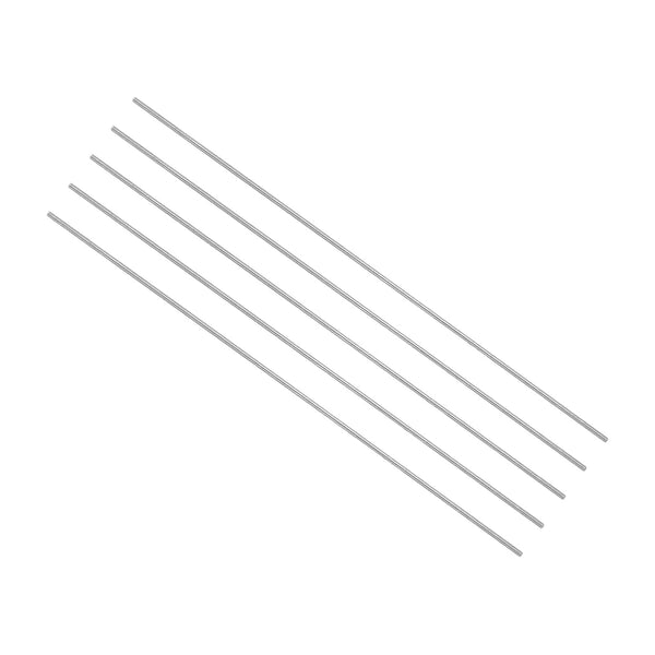 Round Steel Rod, 0.7mm Diameter 60mm Length, High Speed Steel Bar Stock for Drill Lathes, 5-Pieces