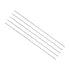 Round Steel Rod, 0.7mm Diameter 60mm Length, High Speed Steel Bar Stock for Drill Lathes, 5-Pieces