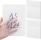 Gueevin 100 Sheets Transparent Sticky Notes / 5.5 x 8 Inch Extra Large Clear Self-Sticky Notes / Jumbo Translucent Paper