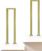 PAUANI U-Shaped Iron Stairway Guardrails - Indoor Stair Railing Handrail, Gold Retro Safety