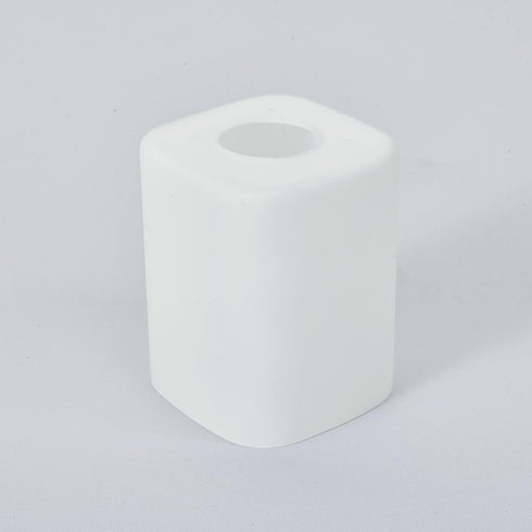 Square Frosted Glass Shade Replacement Shade DIKAIDA 1 Pack, High Transmittance Square