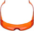 Calabria Orange Fitover Dental Safety Glasses, Protection for Teeth Whitening LED Light, Blue/Red Light Goggles