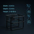 Getzi Commercial 1) Wall Mount Spray Bottle Holder Durable Steel Rack for Spray Bottles Space-Saving Storage Organizer