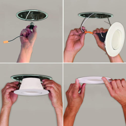5 6 2700K 600 35 360 LA56069271EWH HALO LA and in Integrated LED Recessed Retrofit Adjustable White Downlight Module