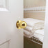Design House 782912 Polished Brass Ball Passage Hall and Closet Door Knob