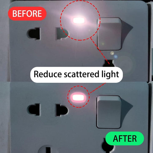 Dimming Stickers,2 Black,50% Dimming Lights(Cut-50% Dimming JIEHENG Light Stickers,LED Cover Sheets White and of LED