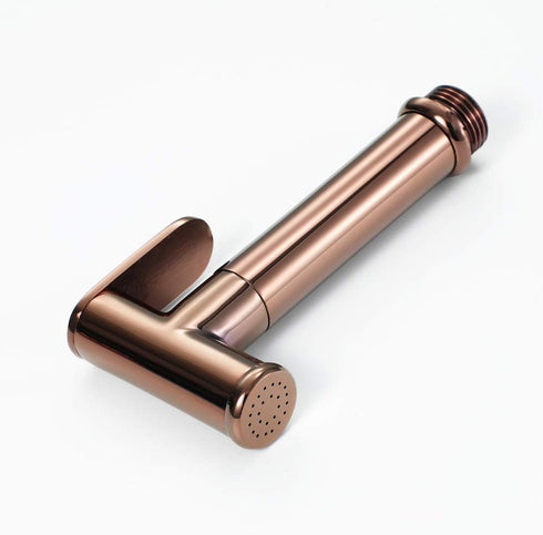 ZLOCYIVHE Set Handheld Bidet Sprayer for Toilet Cloth Diaper Sprayer Brass Rose Gold Portable Cloth Diaper Wash Shower