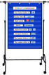 Standard Pocket Chart, Clear 10 Pockets for Classroom & Home, Heavy Duty Hanging Pocket Chart