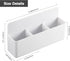MoKo Magnetic Dry Erase Marker Holder, Durable Storage Organizer for Whiteboard, Refrigerator, Locker - White