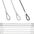 arricraft 18 Pcs 3 Colors Stainless Steel Cable with Double Loops, 11.81"