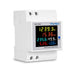 Single Phase Energy Meter Tester, Din Rail Electricity Usage Monitor, 6 in 1 Multimeter AC 40-300V 100A