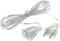Tiosen Indoor Outdoor Extension Cord, White Transparent Cable Light Extender Wire, String Lights