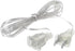 Tiosen Indoor Outdoor Extension Cord, White Transparent Cable Light Extender Wire, String Lights