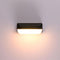 LXCLCYM Waterproof Wall Light LED Outdoor Sconce Lighting Fixture, Matte Black Aluminium Wall