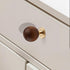 JFdvshsju 2Pcs 29mm Gold Brass Cabinet Handles, Brass Walnut Drawer Pulls, Kitchen Cabinets Knobs for Home Drawers