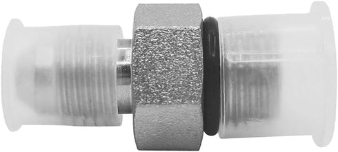 (4-PACK) 6400-04-05-O Hydraulic Hose Adapter Fitting, 1/4" Male JIC x 5/16" Male O-Ring Boss