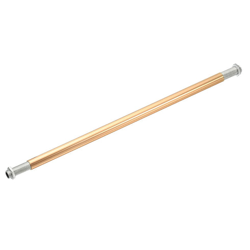 MECCANIXITY 9.8" 2 Set Threaded Extension Rod, Lamp Pipe with Connector Light Fixture for Pendant Light Island Lighting