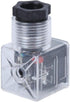5Pcs Hydraulic Solenoid Valve Solenoid Coil Plug, Transparent Universal with Light, DC24 (5 Sold at a Time)