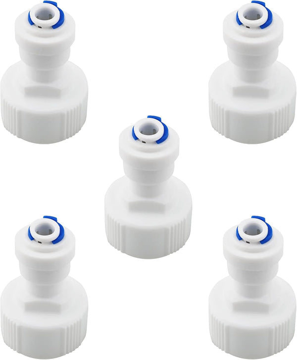 YHXiXi 5PCS 3/4'' Female to 1/4'' Quick Connect Push to Connect Plastic ro
