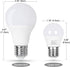 Vgogfly LED Refrigerator Light Bulb, 40W Equivalent, 120V A15 Fridge Waterproof Bulbs, Daylight White 5000K (3 Pack)