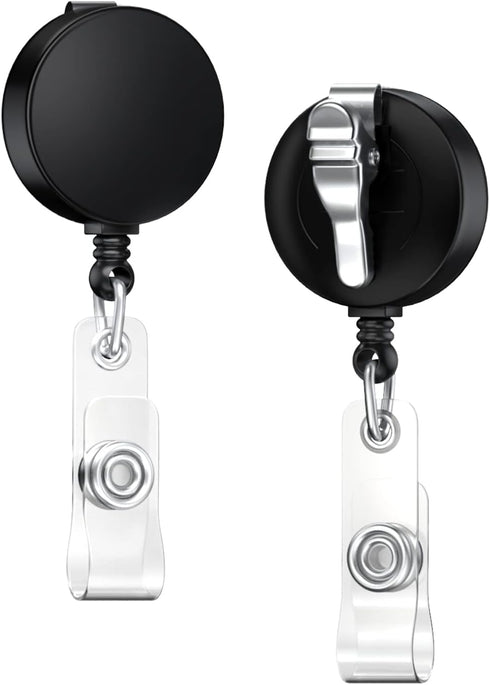 Anffilona Badge Reels Retractable,Student Badge Holders,Retractable ID Name Badge Holder Reels with Alligator