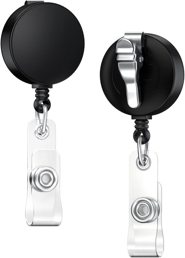 Anffilona Badge Reels Retractable,Student Badge Holders,Retractable ID Name Badge Holder Reels with Alligator