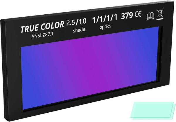 jhtii Auto Darkening HD Welding Lens Replacement True Color Filter 2 x 4.25