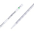 Polystyrene Serological Pipettes, Individually Wrapped Sterile Plastic Graduated Pipette 2ml, Pack of 100