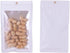IRTGFHJE Flat Lock Bags 100PCS Flat Matte Aluminum Foil Ziplock Packaging Bag DIY
