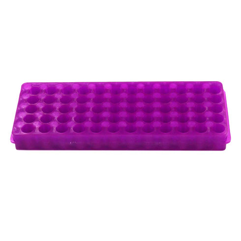 PCR Tube Rack - Double Panel Microcentrifuge Holder for 0.5ml, 1.5ml, 2ml Test Tube (60-Well, 2pcs)