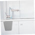 Compact Rolling Cart Storage with Hanging Basket - Space-Saving Design