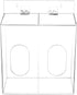 QWORK Acrylic Face Mask Dispenser Box, Clear Holder with Lid for Disposable Masks, Gloves, Hairnets